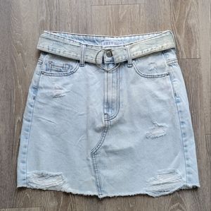 Light Denim Skirt